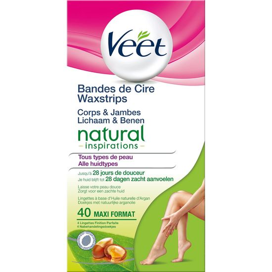 Veet Koude wasstrips Natural Inspirations